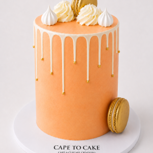 Amber Glow (Orange) Drip cake
