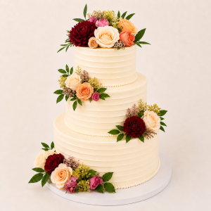 Rustic 3 tier full cascade