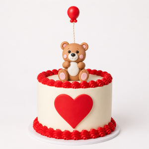 Teddy Love Cake