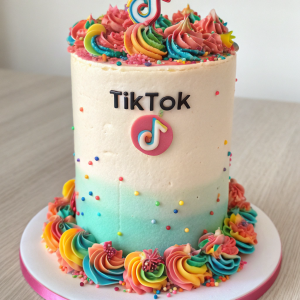 TikTok buttercream birthday cake Cape Town