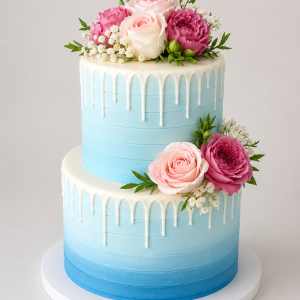 Azure Elegance Full Flower