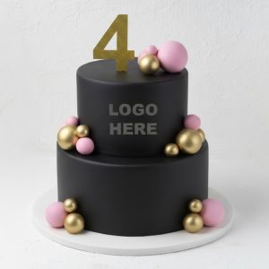 Branded Tiered Cake
