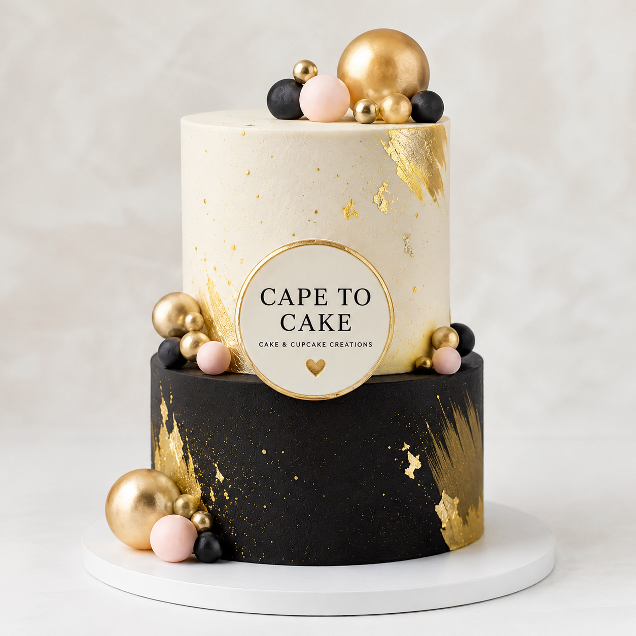 Branded cake example