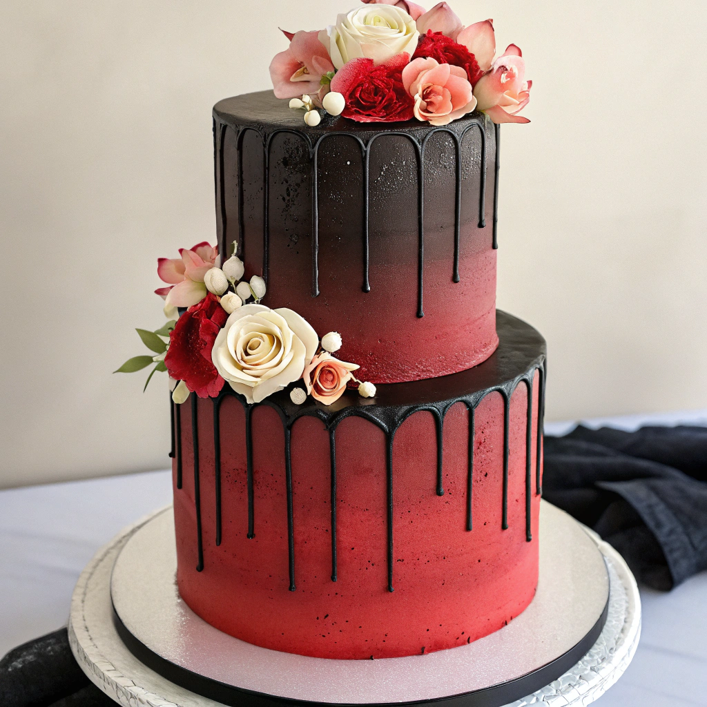 Crimson Fade Cake Cape Town