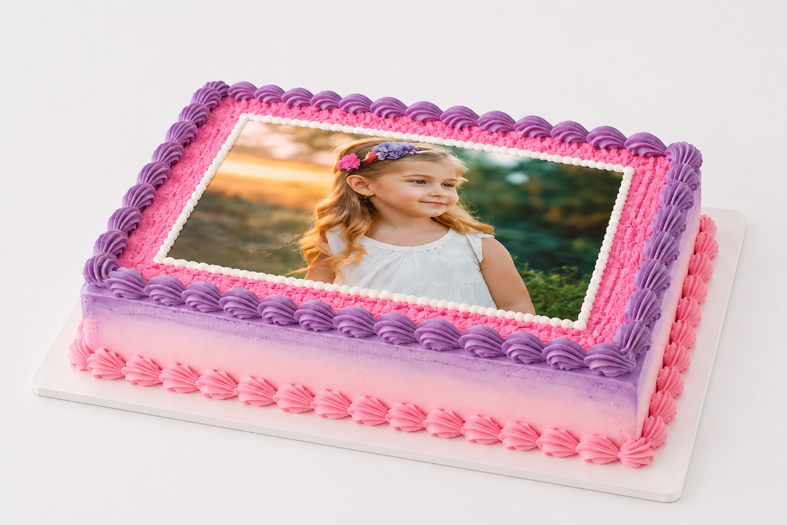 Edible Print Cake Rectangular