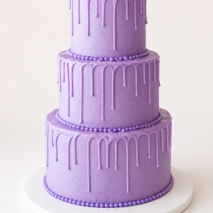 Tiered Ganache Drip Cake (Custom Colour)