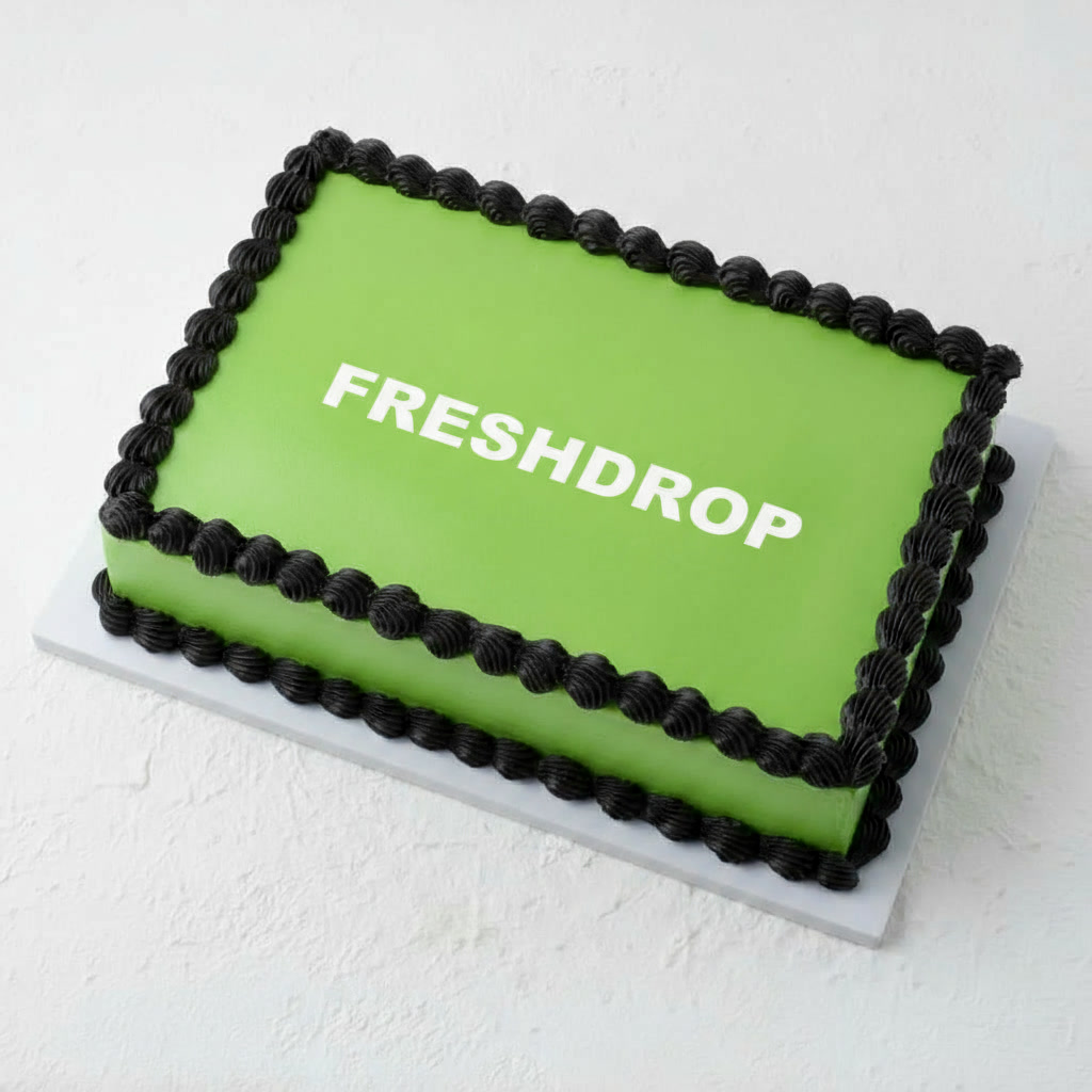FreshDrop Branded Cake