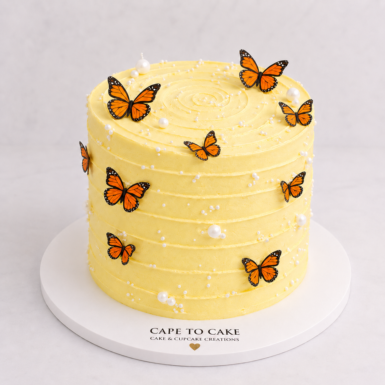 Butterfly Pearl Cake