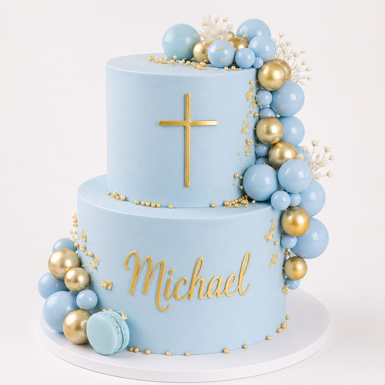 Christening Buttercream Cake