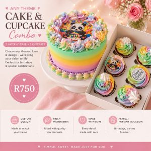 Mini Edible Print and 6 Cupcakes