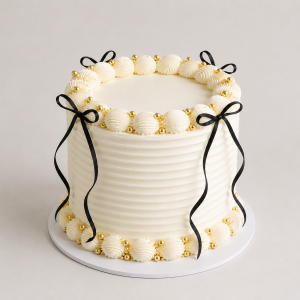 Bowtiful Celebration Cake Round