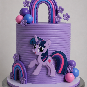 Twilight Sparkle Rainbow Birthday Cake | My Little Pony