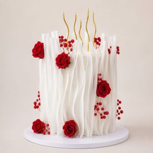 Luxury Wafer Paper Rose Cake