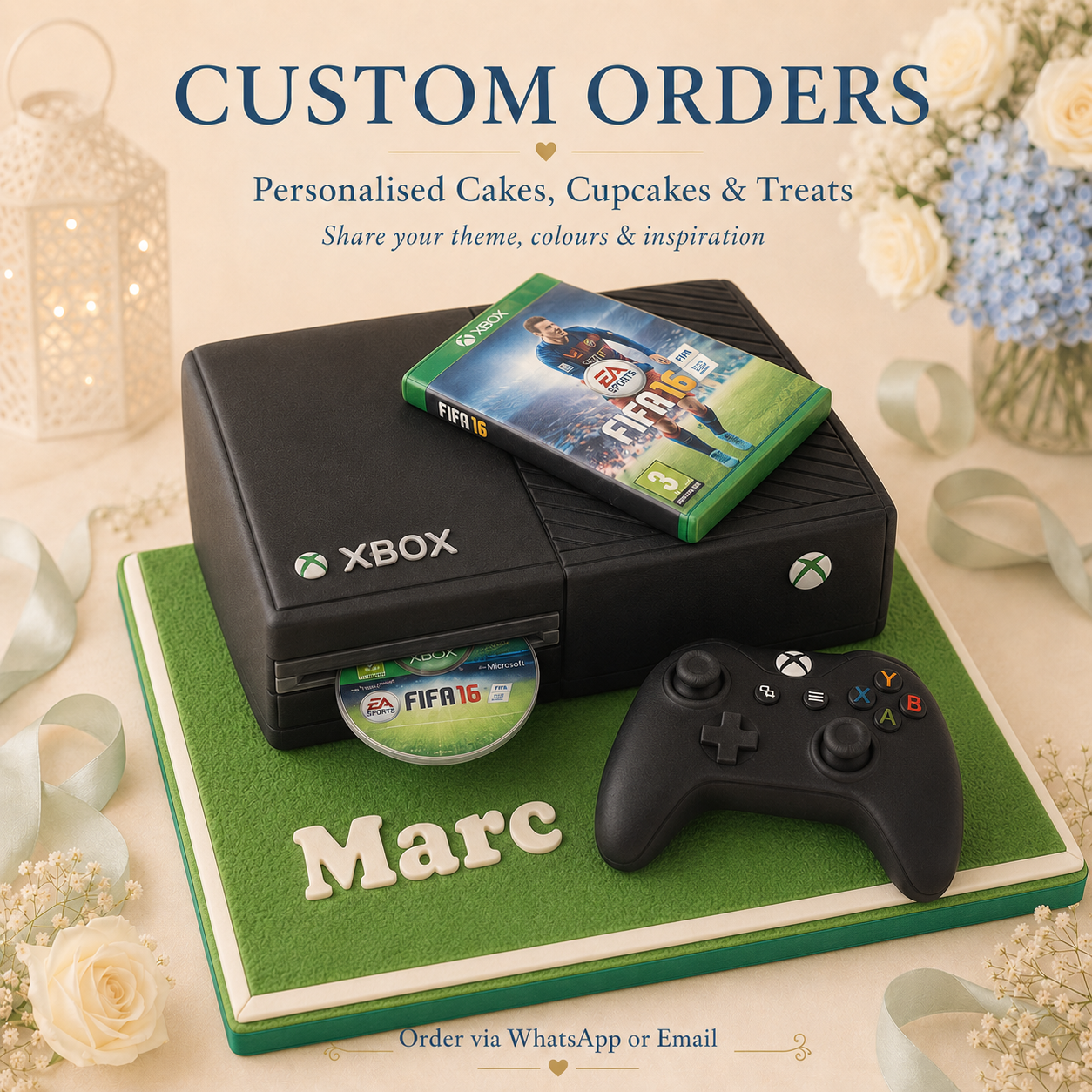 Custom Orders Cape to Cake bellville