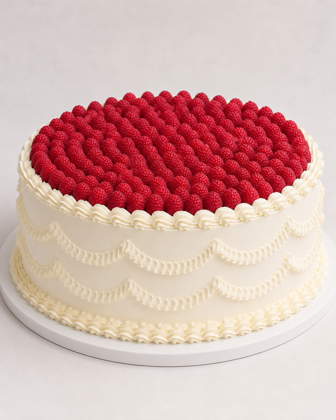 Elegant vintage raspberry cake masterpiece 35cm