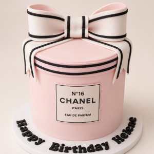 Chanel Inspired Bow Cake
