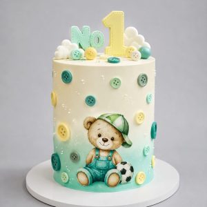 Little Bear 1st Birthday Cake