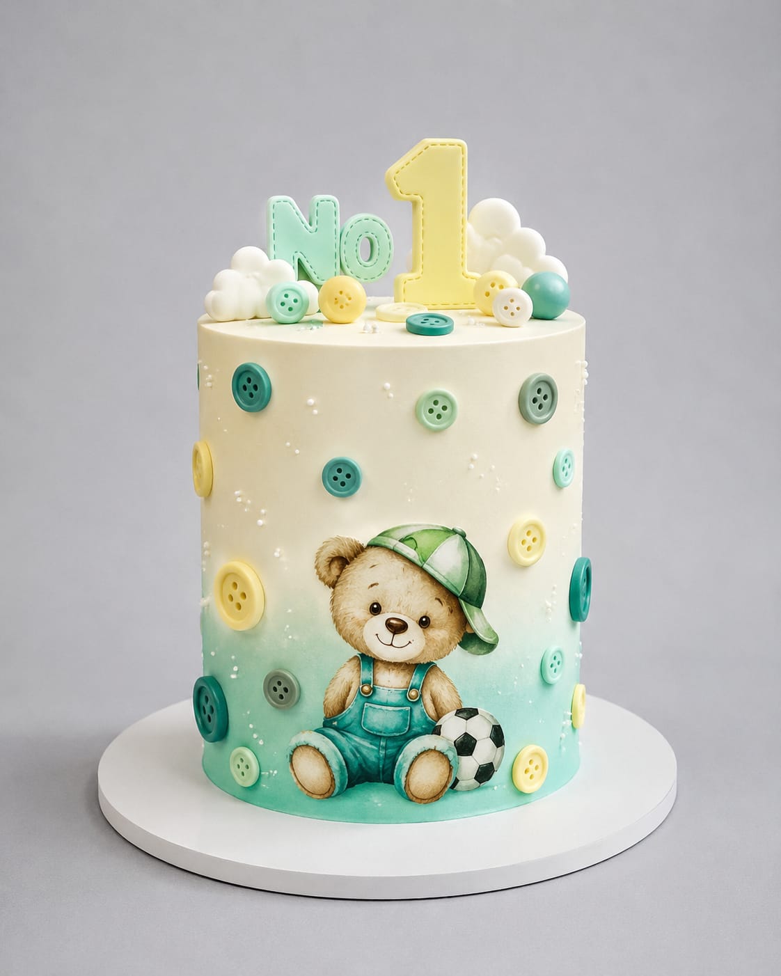 Little Bear 1st Birthday Cake